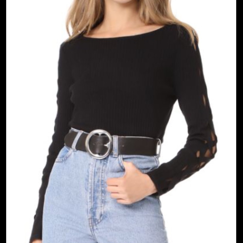 Ramy Brook Kamila Sweater Black XS
